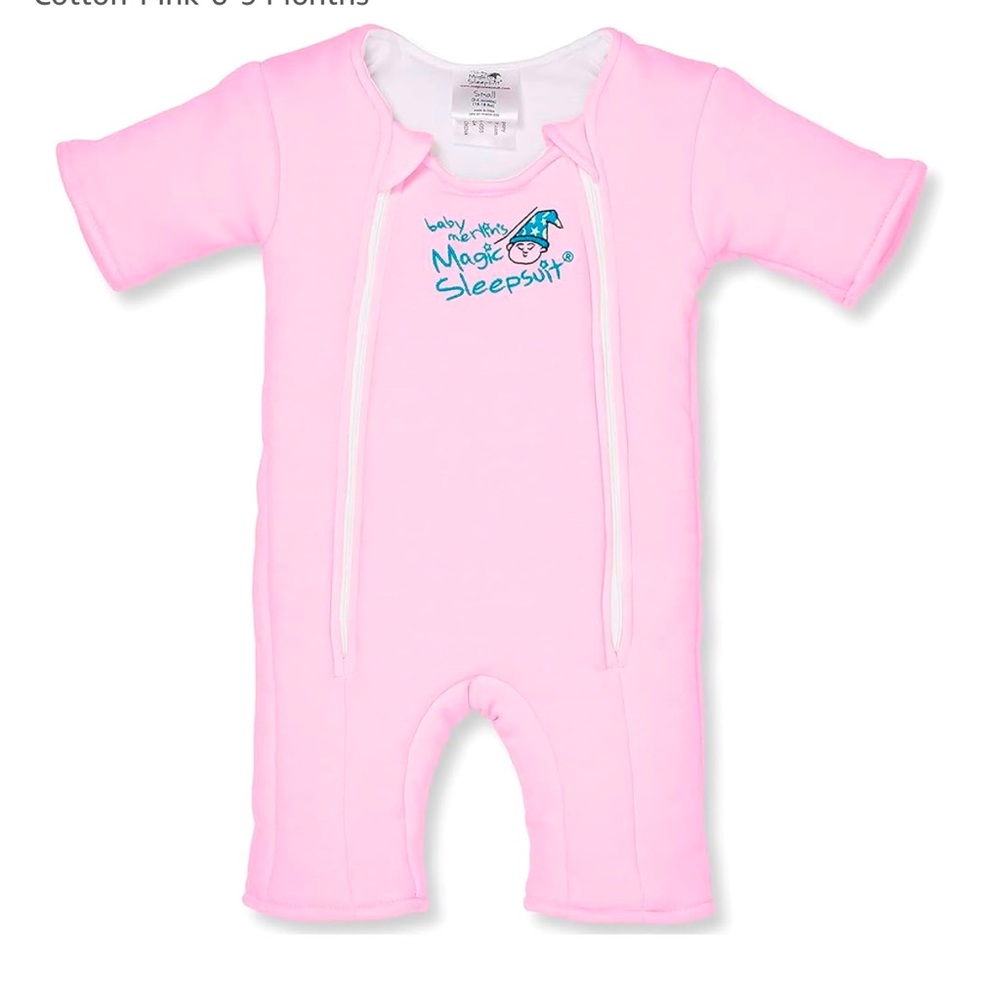 Baby Merlin's Magic Sleepsuit in Pink